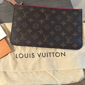 Authentic Neverfull GM Louis Vuitton Pouchette